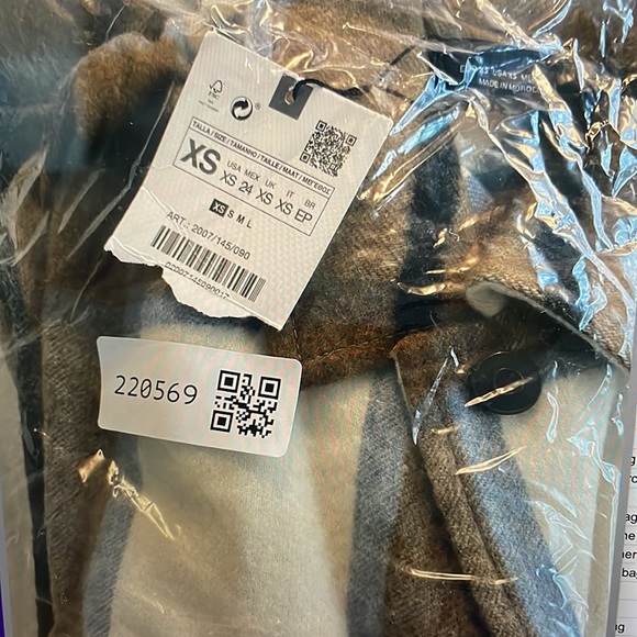 Zara Wool blend Italian fabric Overshirt - Picture 4 of 4